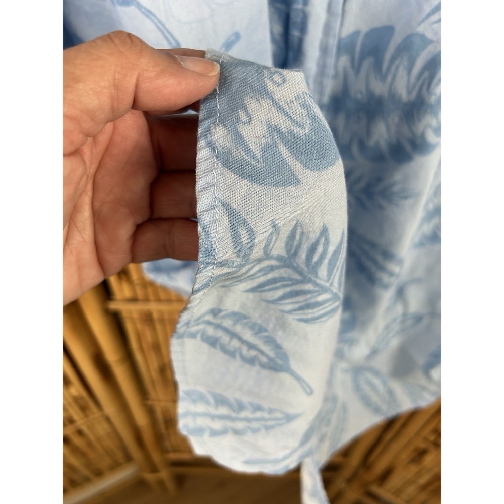 Ocean Current Hawaiian‎ Shirt Short Sleeve Button Down Blue Size XL - Picture 5 of 14